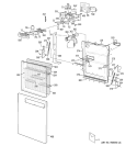 DOOR ASSEMBLY Diagram and Parts List for ZBD6700G01BB  General Electric Dishwasher