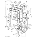 LINER ASSEMBLY Diagram and Parts List for ZBD6700G01BB  General Electric Dishwasher