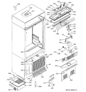 CONTROLS & COMPONENTS Diagram and Parts List for ZICS360NRGRH  General Electric Refrigerator