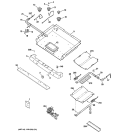 GAS & BURNER PARTS Diagram and Parts List for EGR3001EL1SS  General Electric Range