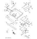GAS & BURNER PARTS Diagram and Parts List for JGBP86SEL1SS  General Electric Range