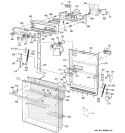 Part Location Diagram of WR01X10300 GE CLIP LOGO