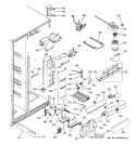FRESH FOOD SECTION Diagram and Parts List for PSK25NGSCCWW  General Electric Refrigerator