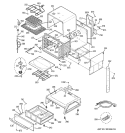 BODY PARTS Diagram and Parts List for JCS968WK3WW  General Electric Range