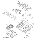 Part Location Diagram of WB27K10227 GE OVERLAY T011