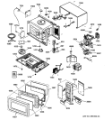 Part Location Diagram of WB55X10291 GE FRONT SCREEN