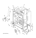BODY PARTS Diagram and Parts List for EDW6000L15CC  General Electric Dishwasher