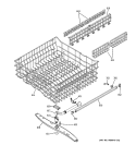UPPER RACK ASSEMBLY Diagram and Parts List for GHDA654L00BG  General Electric Dishwasher