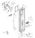 Part Location Diagram of WR55X10631 GE Display Interface Assembly