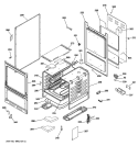 BODY PARTS Diagram and Parts List for RA724K1WH  Hotpoint Range