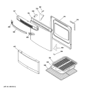 Part Location Diagram of WB48K10015 GE BROILER PAN (ONLY)SMALL
