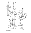GAS & BURNER PARTS Diagram and Parts List for JGP626BEV1BB  General Electric Cooktop