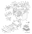 BODY PARTS Diagram and Parts List for JBP70SK4SS  General Electric Range