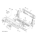 CONTROL PANEL Diagram and Parts List for JBP89BL2BB  General Electric Range