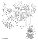 BODY PARTS Diagram and Parts List for JCB968SL2SS  General Electric Range