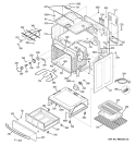 BODY PARTS Diagram and Parts List for JCBP35SK4SS  General Electric Range