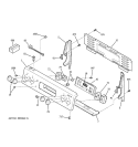 CONTROL PANEL Diagram and Parts List for JCBP66BK4BB  General Electric Range