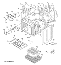 BODY PARTS Diagram and Parts List for JCBP85WK4WW  General Electric Range