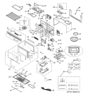 MICROWAVE Diagram and Parts List for JVM1650CH04  General Electric Microwave