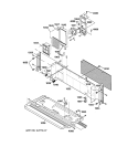BASE & CHASSIS PARTS Diagram and Parts List for AZ55H09DACM1  General Electric Air Conditioner