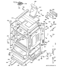 BODY PARTS Diagram and Parts List for JGBP33SEL1SS  General Electric Range