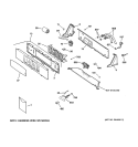 CONTROLS & BACKSPLASH Diagram and Parts List for WNRD2050DCWC  General Electric Washer