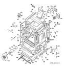BODY PARTS Diagram and Parts List for JGB916CEK5CC  General Electric Range