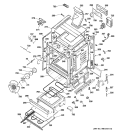 BODY PARTS Diagram and Parts List for JGB918BEK5BB  General Electric Range