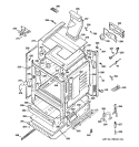 BODY PARTS Diagram and Parts List for JGB900SEL1SS  General Electric Range