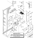 FRESH FOOD SECTION Diagram and Parts List for PSH23PGTAWV  General Electric Refrigerator