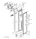 FREEZER DOOR Diagram and Parts List for GIE21IETAFKB  General Electric Refrigerator