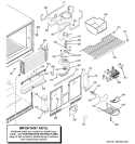 FREEZER SECTION Diagram and Parts List for GTS22KHPBRWW  General Electric Refrigerator