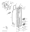 FREEZER DOOR Diagram and Parts List for PSS23MGTAWW  General Electric Refrigerator