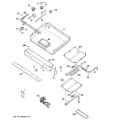 GAS & BURNER PARTS Diagram and Parts List for JGBP34SEL2SS  General Electric Range