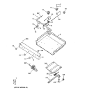 GAS & BURNER PARTS Diagram and Parts List for JGBS24BEH5CT  General Electric Range