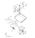 GAS & BURNER PARTS Diagram and Parts List for JGBS24GEK2SS  General Electric Range