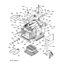 BODY PARTS Diagram and Parts List for JMP31CL1CC  General Electric Range