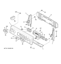 CONTROL PANEL Diagram and Parts List for EER3001L02SS  General Electric Range