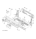 CONTROL PANEL Diagram and Parts List for JBP81SL2SS  General Electric Range