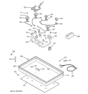 Part Location Diagram of WB64T10060 GE BOTTOM BURN BOX