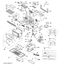 MICROWAVE Diagram and Parts List for JVM1660SH04  General Electric Microwave