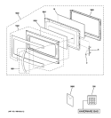 Part Location Diagram of WB09X10017 GE SPRING LATCH DOOR