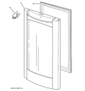 Part Location Diagram of WR14X10211 GE GASKET DOOR