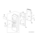 Part Location Diagram of WB27X10866 GE Control Power Board