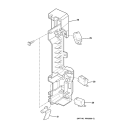 LATCH BOARD PARTS Diagram and Parts List for JVM1790SK01  General Electric Microwave