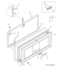 FREEZER DOOR Diagram and Parts List for FCM20DTAWH  General Electric Freezer