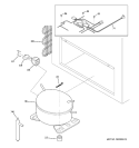 UNIT PARTS Diagram and Parts List for FCM9DTAWH  General Electric Freezer
