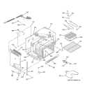 BODY PARTS Diagram and Parts List for JDS26BD1CT  General Electric Range