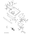 GAS & BURNER PARTS Diagram and Parts List for JGBP29MEL2BS  General Electric Range