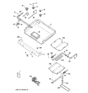 GAS & BURNER PARTS Diagram and Parts List for JGBP36WEJ4WW  General Electric Range